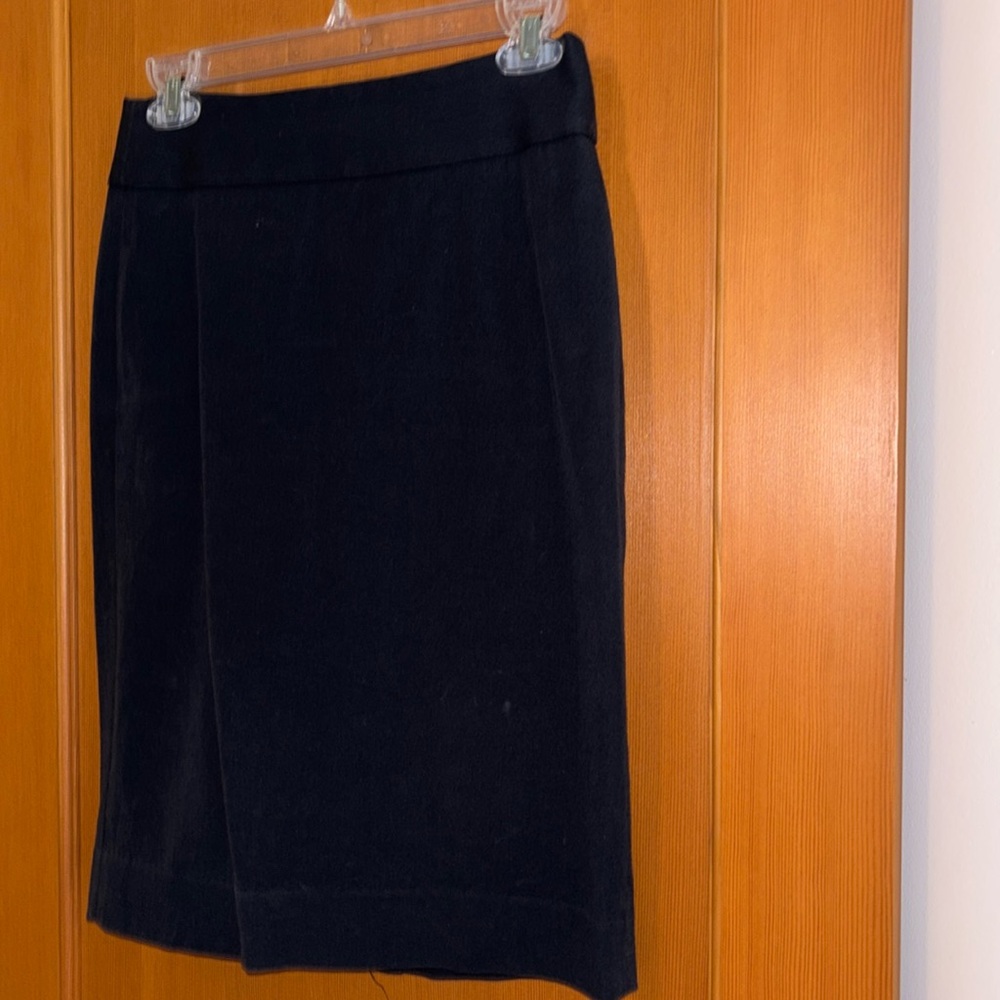 Banana republic, navy pencil skirt.